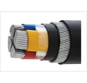 KEI Aluminium 25 Sqmm Armoured 4 Core Cable, A2XWY